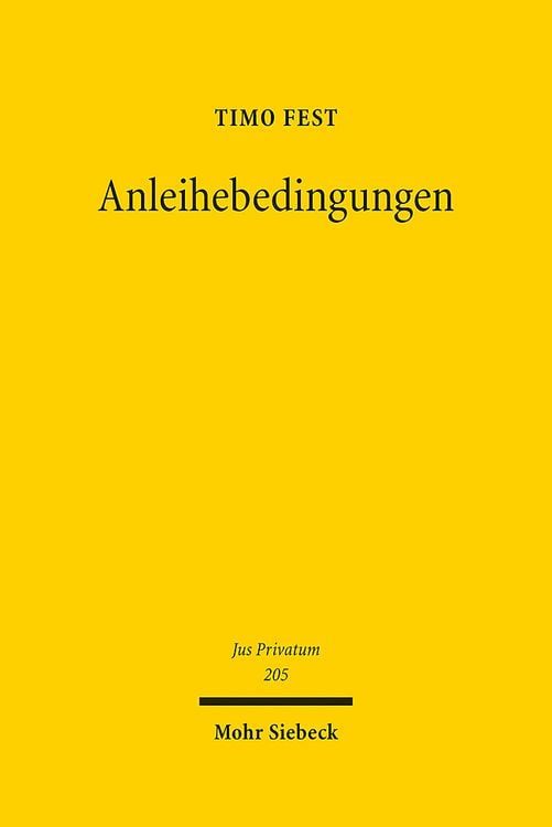 Produktbild: Anleihebedingungen