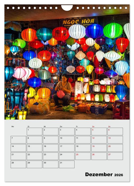 Produktbild: VIETNAM - Mein Urlaubsplaner (Wandkalender 2026 DIN A4 hoch), CALVENDO Monatskalender