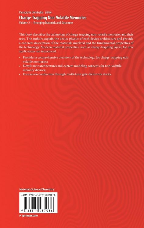 Produktbild: Charge-Trapping Non-Volatile Memories