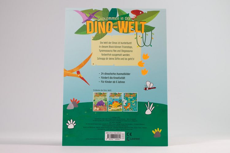 Produktbild: Meine Dino-Welt - Malblock