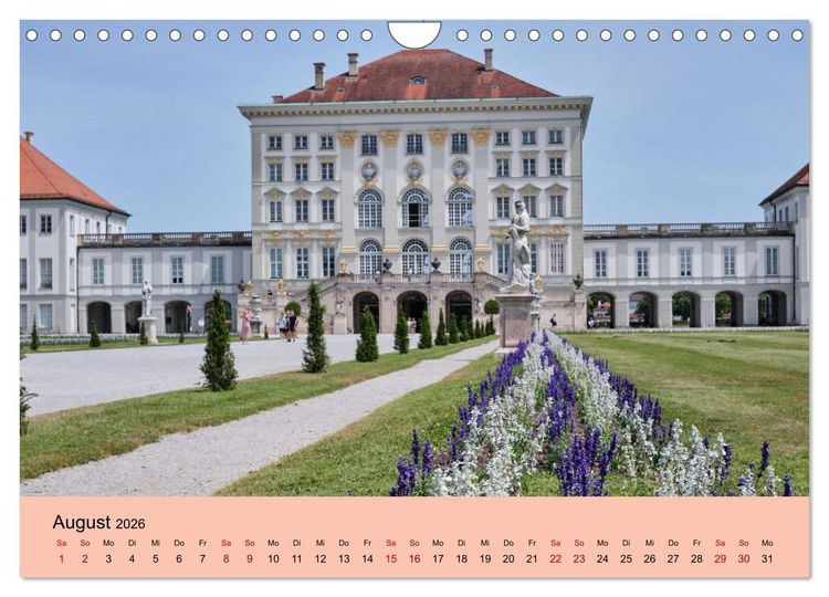 Produktbild: M&uuml;nchen - Unterwegs in der bayrischen Landeshauptstadt (Wandkalender 2026 DIN A4 quer), CALVENDO Monatskalender