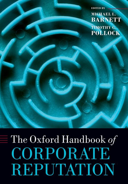 Produktbild: The Oxford Handbook of Corporate Reputation