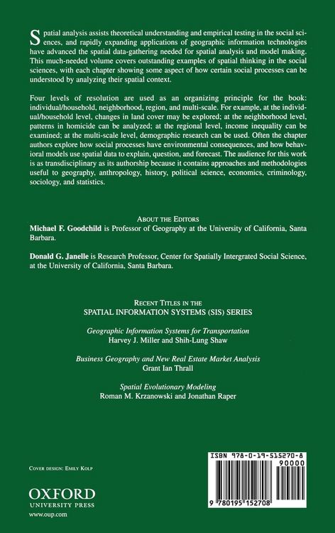 Produktbild: Spatially Integrated Social Science