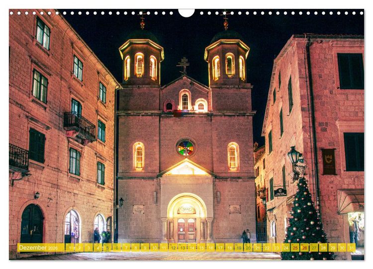 Produktbild: Kotor - Juwel der Adria und UNESCO-Welterbe in Montenegro (Wandkalender 2026 DIN A3 quer), CALVENDO Monatskalender