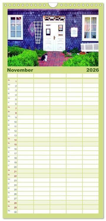 Produktbild: Familienplaner 2026 - Freiburg an der Elbe mit 5 Spalten (Wandkalender, 21 x 45 cm) CALVENDO
