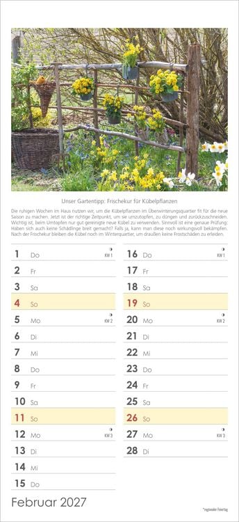 Produktbild: Gartenplaner 2027