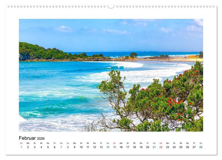 Produktbild: Neuseeland - Von Auckland nach Queenstown (hochwertiger Premium Wandkalender 2026 DIN A2 quer), Kunstdruck in Hochglanz