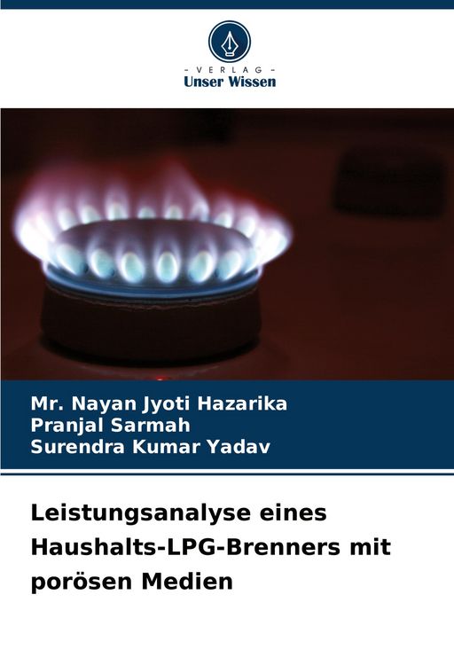 Produktbild: Leistungsanalyse eines Haushalts-LPG-Brenners mit por&ouml;sen Medien
