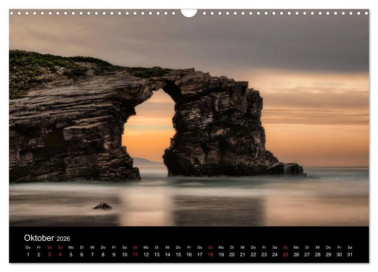 Produktbild: Wildes Nordspanien (Wandkalender 2026 DIN A3 quer), CALVENDO Monatskalender