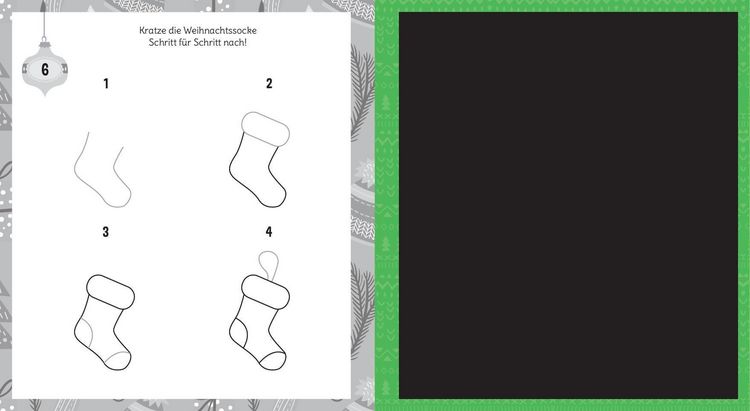 Produktbild: Mein Adventskalender-Kratzbuch