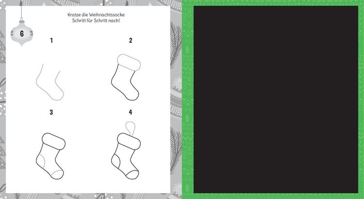 Produktbild: Mein Adventskalender-Kratzbuch