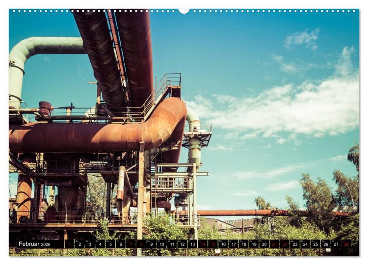 Produktbild: Deutsche Industriekultur (Wandkalender 2026 DIN A2 quer), CALVENDO Monatskalender