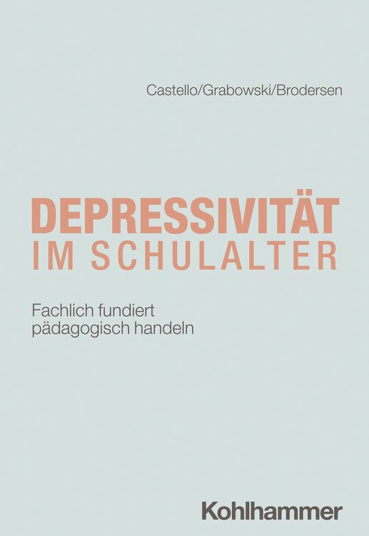 Produktbild: Depressivit&auml;t im Schulalter
