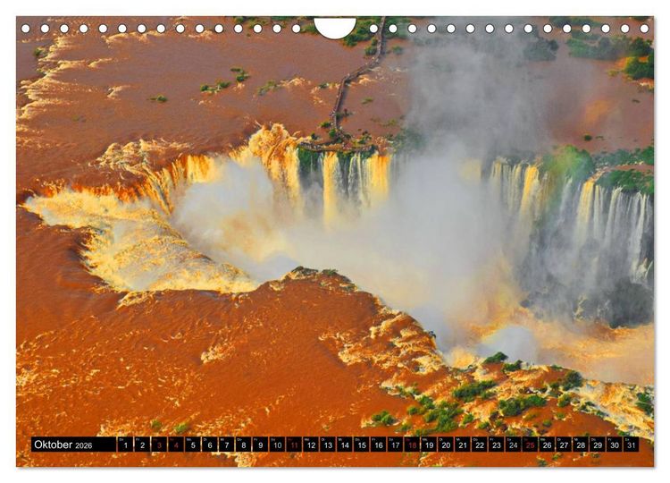 Produktbild: Brasilien - das gr&ouml;&szlig;te Land S&uuml;damerikas (Wandkalender 2026 DIN A4 quer), CALVENDO Monatskalender