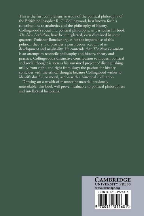 Produktbild: The Social and Political Thought of R. G. Collingwood