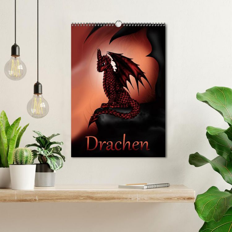 Produktbild: Drachen (Wandkalender 2026 DIN A3 hoch), CALVENDO Monatskalender