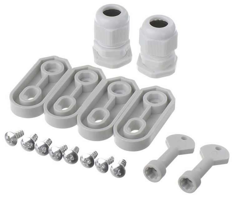 Produktbild: TRU COMPONENTS TC-PSC-30x40x17 Schaltschrank 300 x 400 x 170 ABS, Polycarbonat Hellgrau 1St.