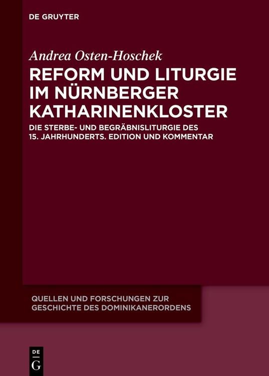 Produktbild: Reform und Liturgie im Nürnberger Katharinenkloster