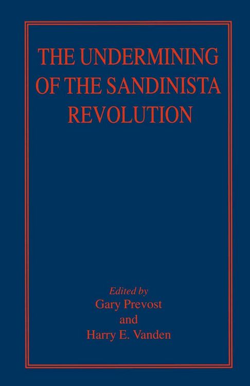 Produktbild: The Undermining of the Sandinista Revolution