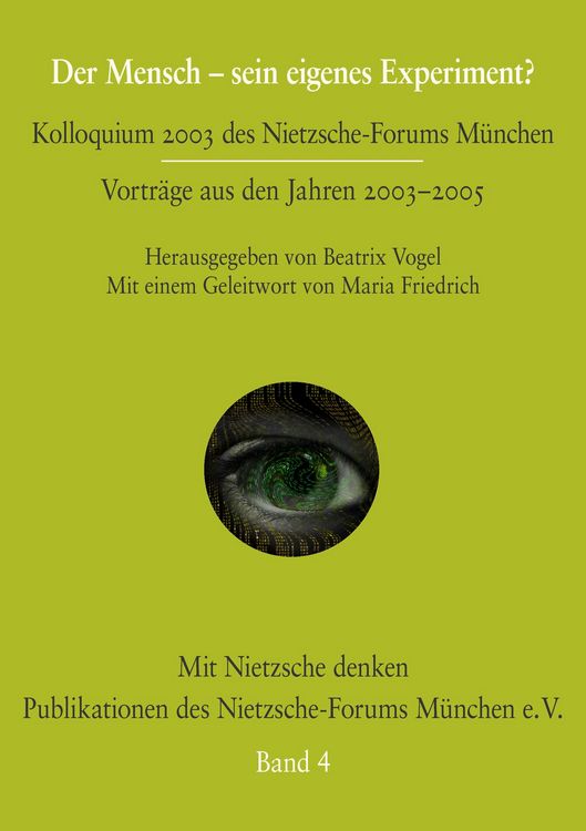 Produktbild: Der Mensch - sein eigenes Experiment?