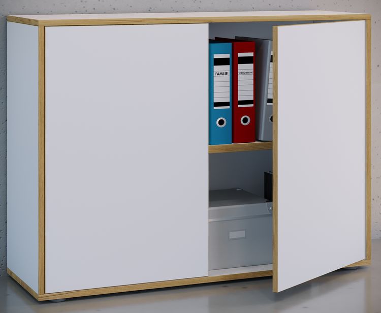 Produktbild: B&uuml;roschrank Aktenschrank Sideboard Salia 2fach