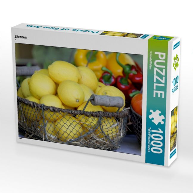 Produktbild: CALVENDO Puzzle Zitronen | 1000 Teile Lege-Gr&ouml;&szlig;e 64x48cm Foto-Puzzle f&uuml;r gl&uuml;ckliche Stunden