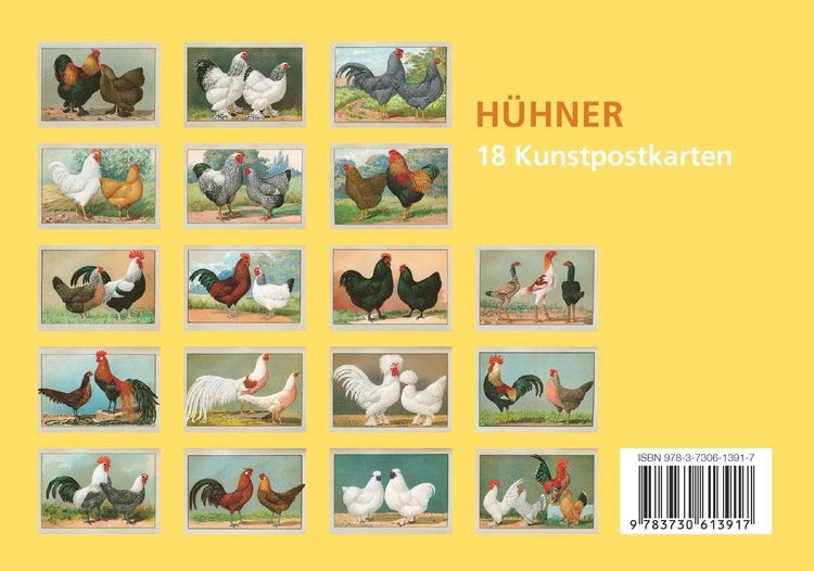 Produktbild: Postkarten-Set H&uuml;hner