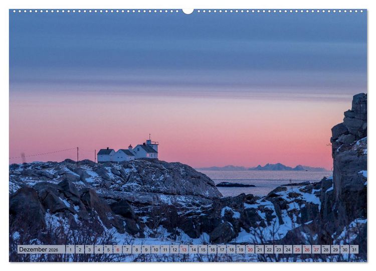 Produktbild: Lofoten ...ein Wintertraum (Wandkalender 2026 DIN A2 quer), CALVENDO Monatskalender