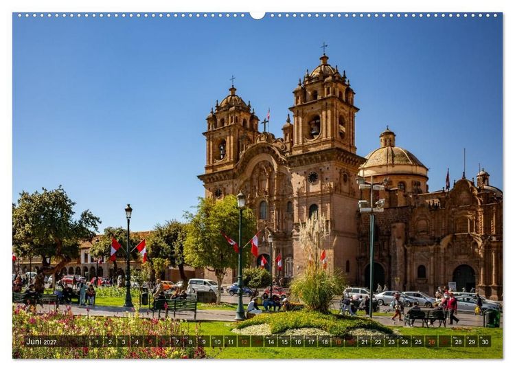 Produktbild: Peru - Traumreise durch das Land der Inka (hochwertiger Premium Wandkalender 2027 DIN A2 quer), Kunstdruck in Hochglanz