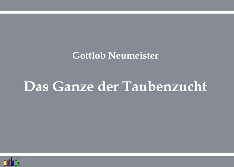 Produktbild: Das Ganze der Taubenzucht