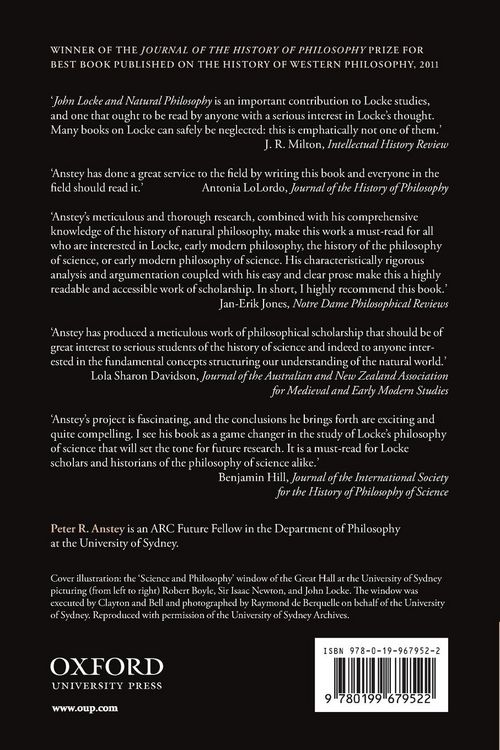 Produktbild: John Locke and Natural Philosophy