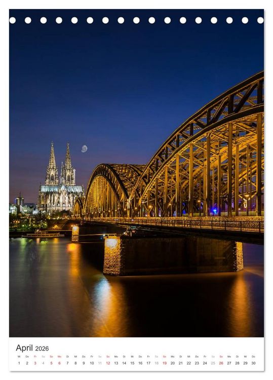 Produktbild: K&ouml;lner Dom - Blickwinkel auf ein Wahrzeichen (Tischkalender 2026 DIN A5 hoch), CALVENDO Monatskalender