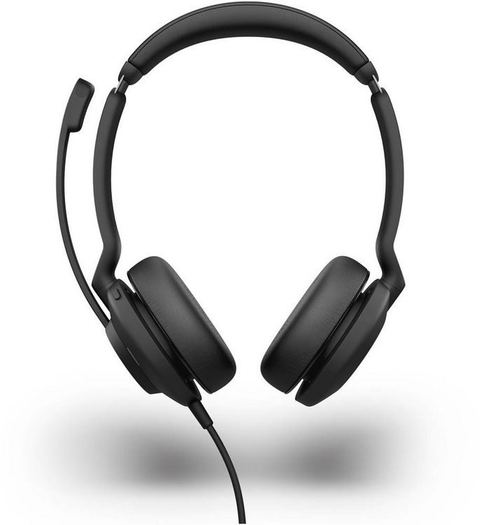 Produktbild: Jabra Evolve2 30 SE On Ear Headset kabelgebunden Stereo Schwarz Mikrofon-Rauschunterdr&uuml;ckung, Noise Cancelling Headset Telefon