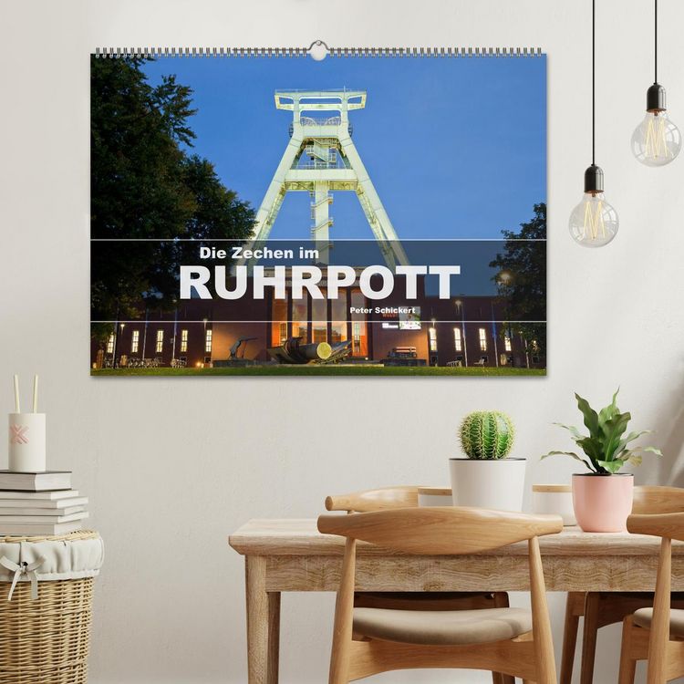 Produktbild: Die Zechen im Ruhrpott (Wandkalender 2026 DIN A2 quer), CALVENDO Monatskalender