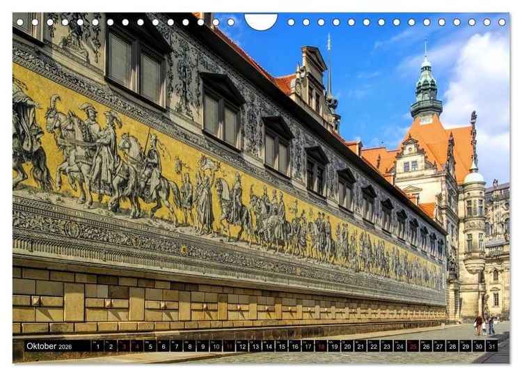 Produktbild: Dresden - Wundersch&ouml;nes Elbflorenz (Wandkalender 2026 DIN A4 quer), CALVENDO Monatskalender