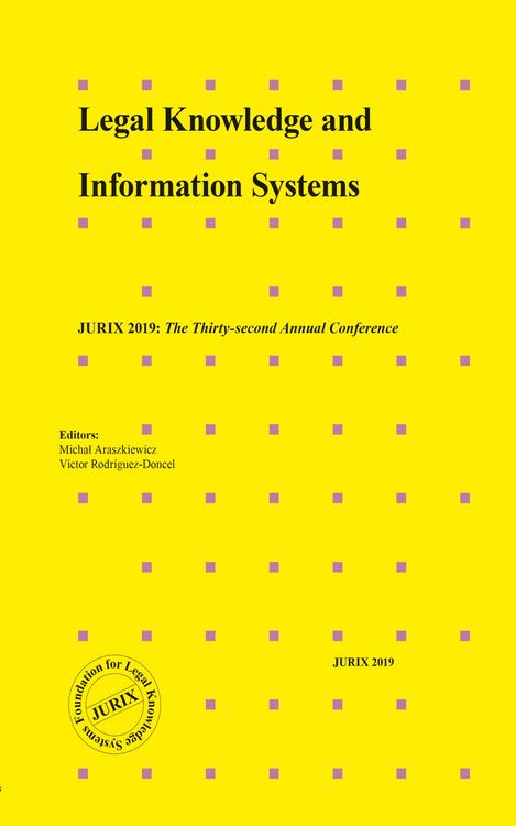 Produktbild: Legal Knowledge and Information Systems