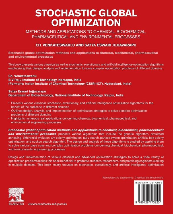 Produktbild: Venkateswarlu, C: Stochastic Global Optimization Methods and