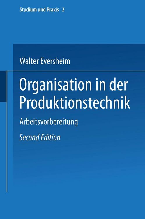 Produktbild: Organisation in der Produktionstechnik