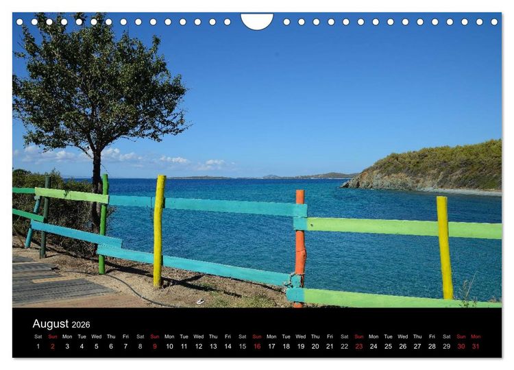 Produktbild: Chalkidiki: Kassandra, Sithonia, Athos (Wall Calendar 2026 DIN A4 landscape), CALVENDO 12 Month Wall Calendar