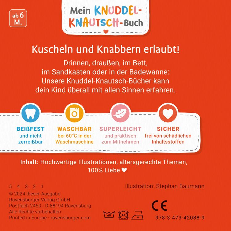 Produktbild: Mein Knuddel-Knautsch-Buch - Mein erstes Autobuch