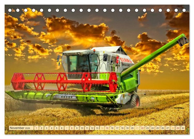 Produktbild: Landwirtschaft - Hightech und Handarbeit (Tischkalender 2026 DIN A5 quer), CALVENDO Monatskalender