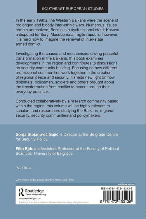 Produktbild: Security Community Practices in the Western Balkans