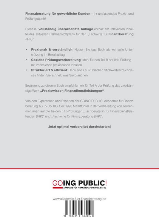 Produktbild: Finanzberatung f&uuml;r gewerbliche Kunden