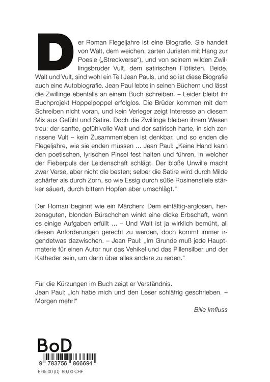 Produktbild: Flegeljahre