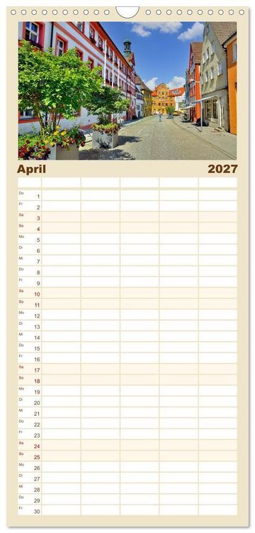 Produktbild: Familienplaner 2027 - Ellwangen - Jagst im Ostalbkreis mit 5 Spalten (Wandkalender, 21 x 45 cm) CALVENDO