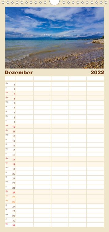 Produktbild: Familienplaner Lazise und Umgebung (Wandkalender 2022 , 21 cm x 45 cm, hoch)