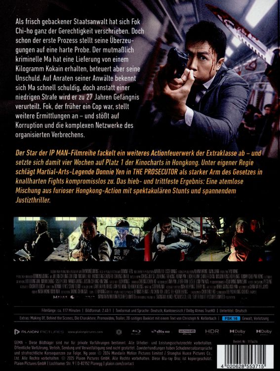 Produktbild: The Prosecutor - Mediabook (4K Ultra HD) (+ Blu-ray)