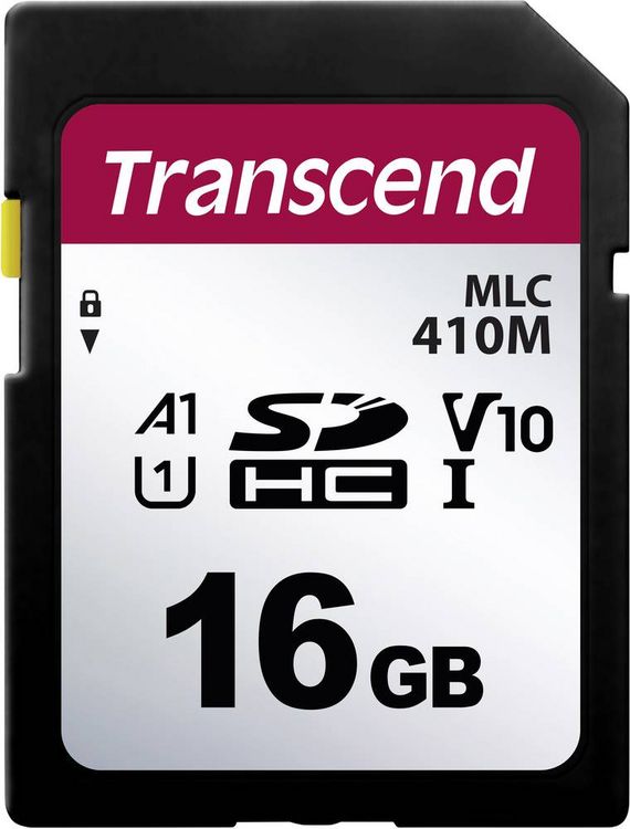 Produktbild: Transcend TS16GSDC410M SD-Karte Industrial 16GB Class 10 UHS-I