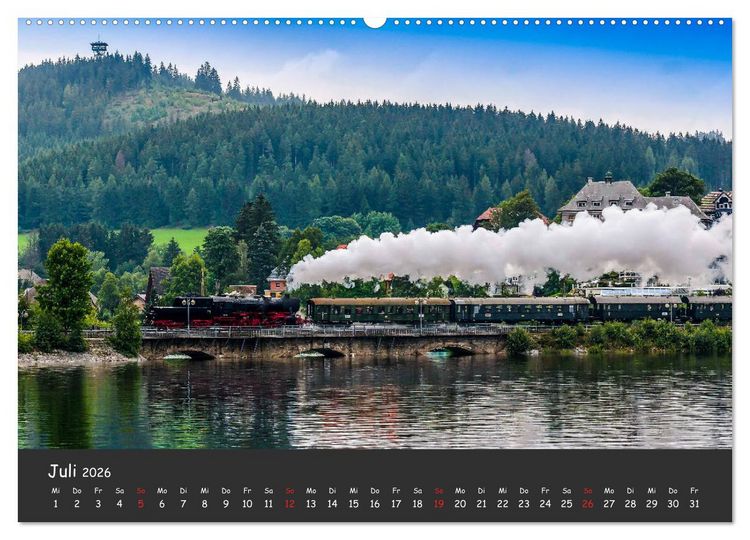 Produktbild: Schluchsee Naturpark S&uuml;dschwarzwald (Wandkalender 2026 DIN A2 quer), CALVENDO Monatskalender