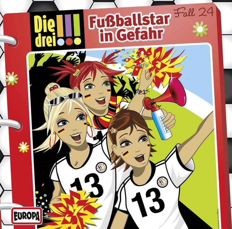 Produktbild: Die drei !!! 24. Fu&szlig;ballstar in Gefahr (drei Ausrufezeichen)